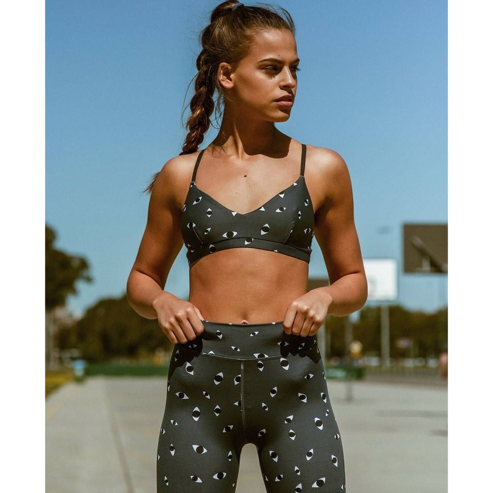 The Upside “Mirada” Zoe Eye Print Yoga Leggings